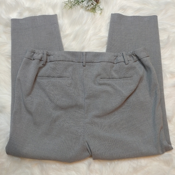 Talbots Grey High Waist Tailored Ankle Pant - Picture 8 of 12